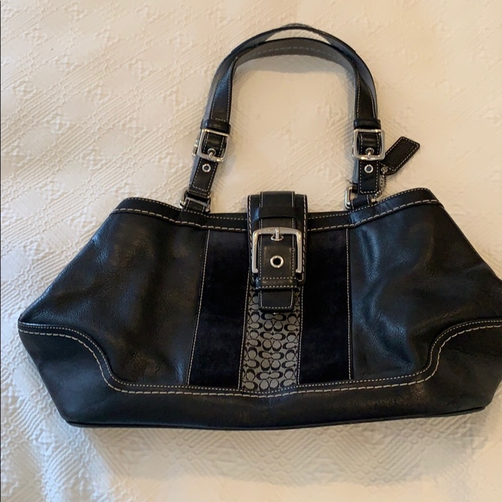Over the shoulder Coach purse